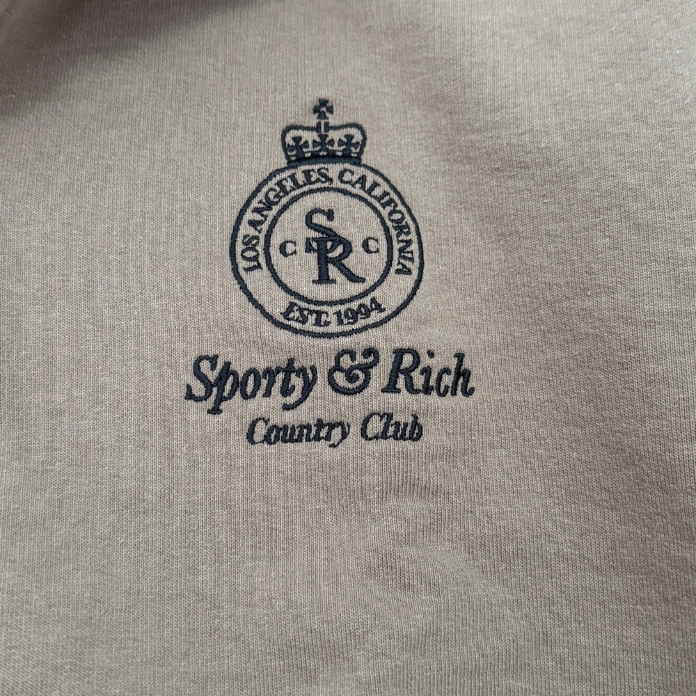 Sporty & Rich Tan Sweatshirt - Picture 4 of 5
